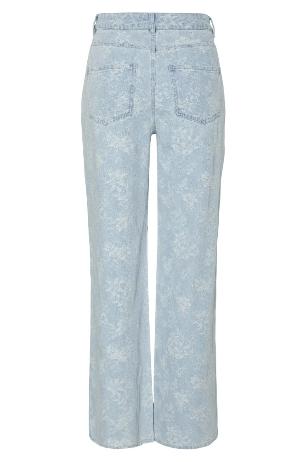 Discount Pieces Pcfeline Wide Denim Jeans 4777281 Light Blue Denim