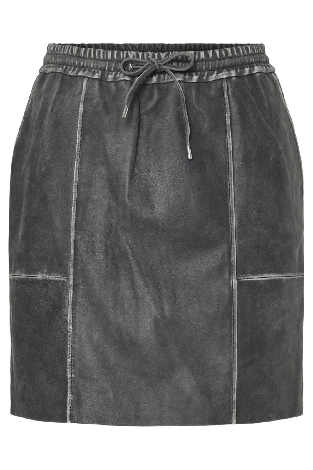 Sale Pieces Pcfemma Short Leather Skirt 17160643 4848834