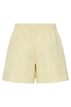 Pieces Pcfemme Shorts 4926226 Pale Banana Cloud Dancer