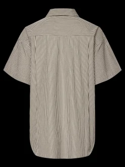 New Pieces Pcfemme Ss Loose Shirt 4900771 Birch Delicioso