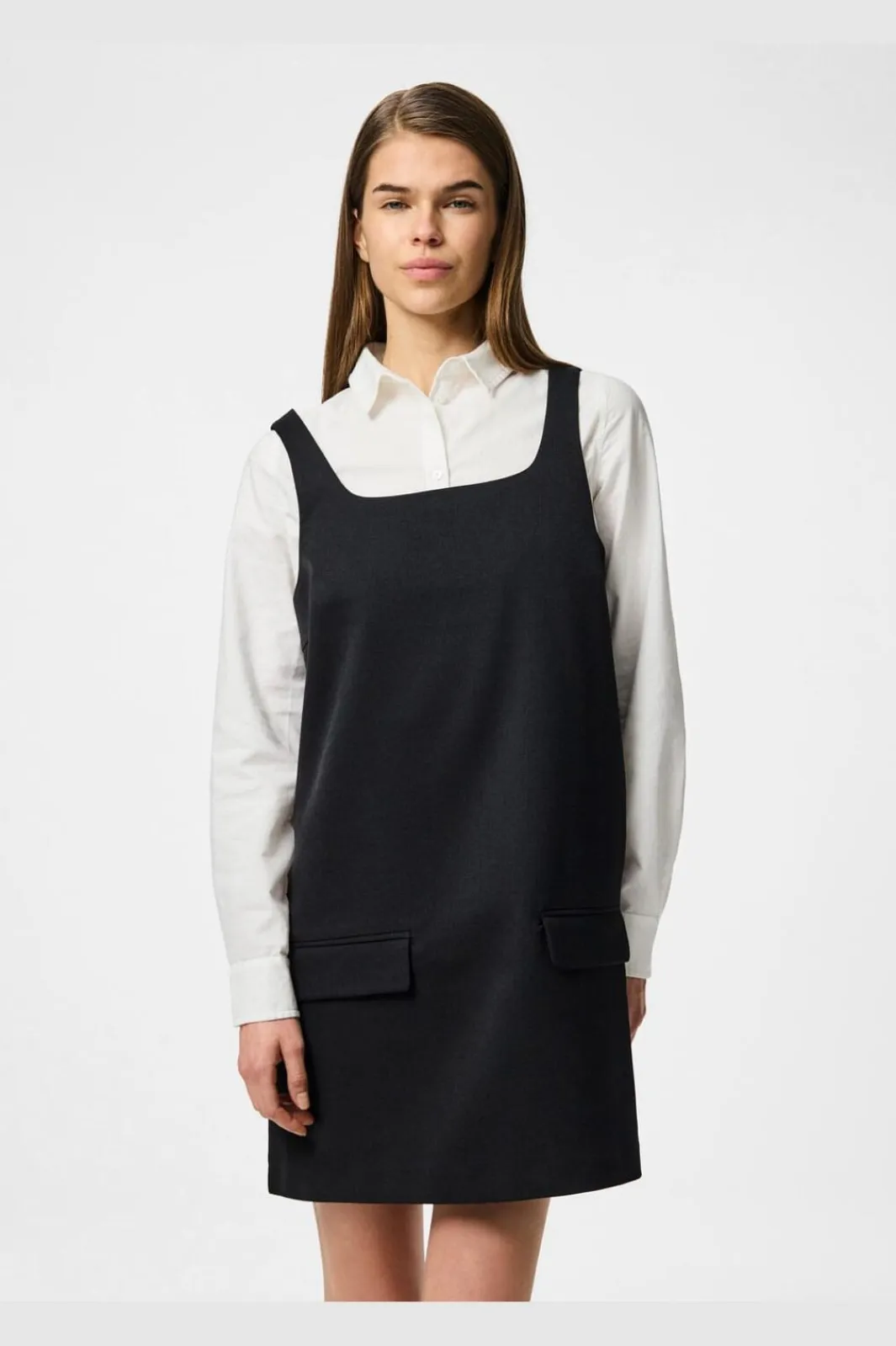 Pieces Pcfiline Sl Short Dress Fsy 4860097 Black