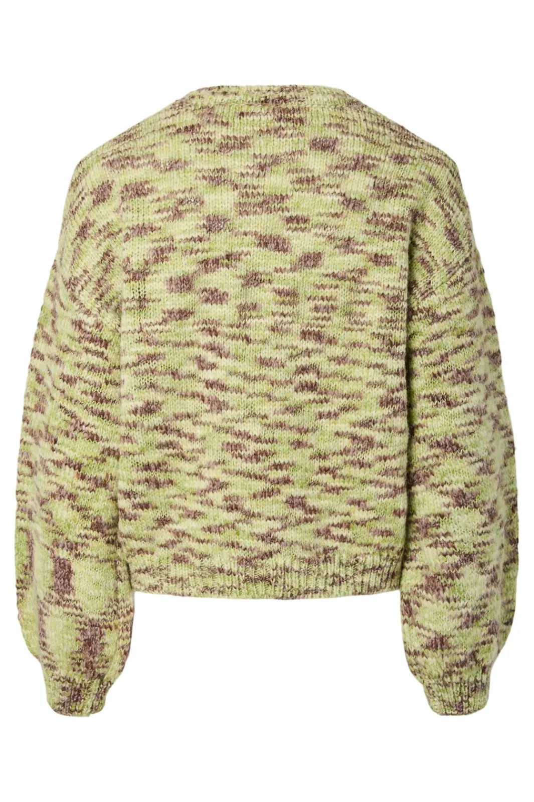 Hot Pieces Pcfilla Ls O-Neck Pullover Knit 4985485 Sphagnum Melange