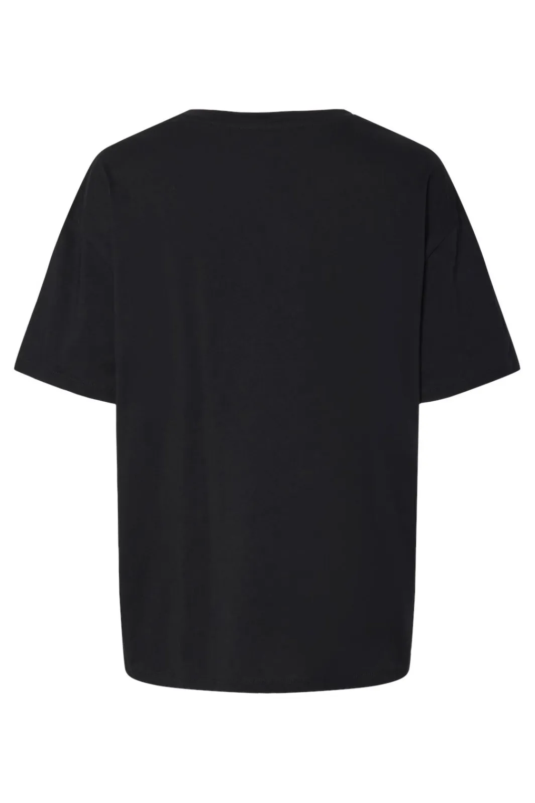 Discount Pieces Pcfiona Ss O-Neck Tee Fsy 4747516 Black White Print