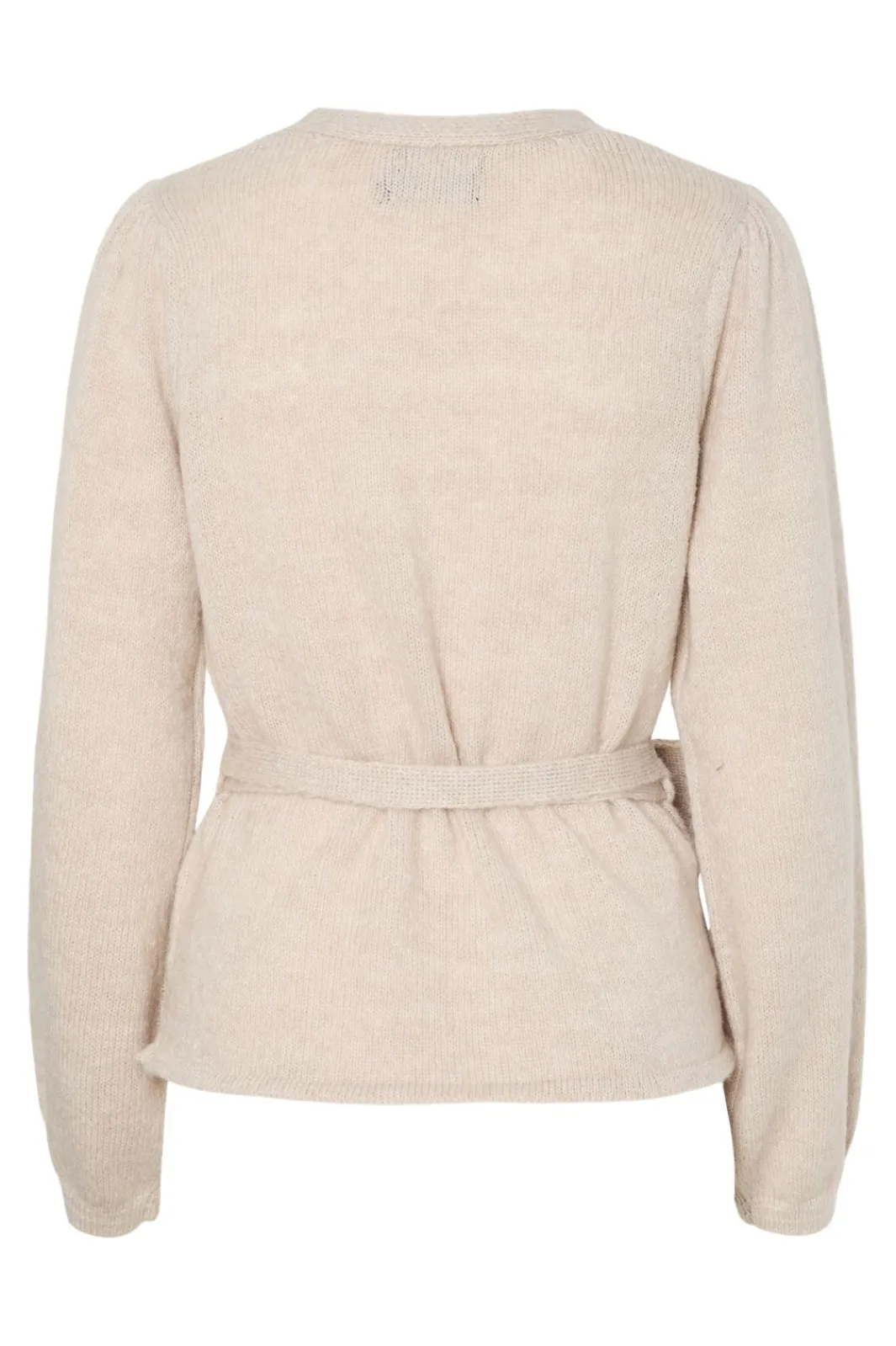 New Pieces Pcfleur Ls V-Neck Knit Cardigan Fsy 4860354 Silver Gray Melange