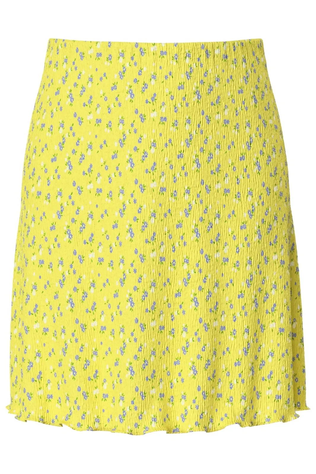 Best Pieces Pcflora Short Skirt 4699153 Pale Banana Small Flower