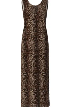 Sale Pieces Pcflora Sl Maxi Dress 4699166 Black Leo