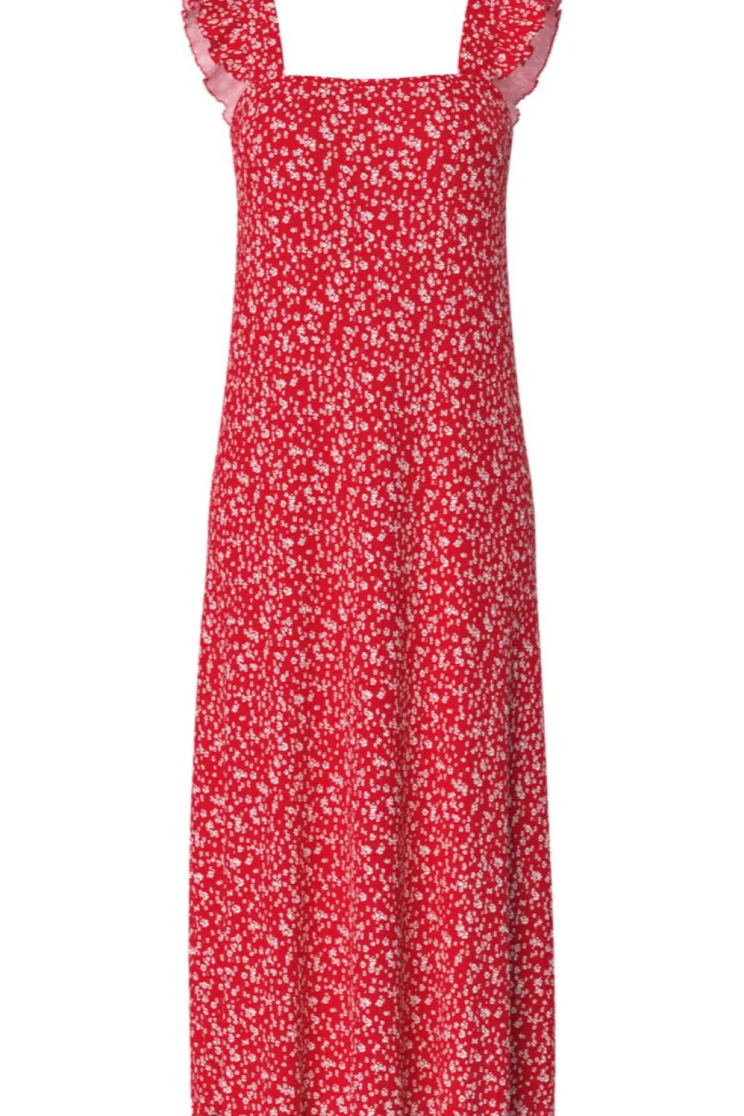 Clearance Pieces Pcflora Strap Flounce Dress 4699184 Lollipop Small Flower