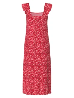 Clearance Pieces Pcflora Strap Flounce Dress 4699184 Lollipop Small Flower
