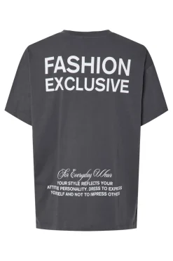 Sale Pieces Pcfonda Ss O-Neck Tee Fsy 4745839 Magnet