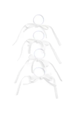 New Pieces Pcfranca 4-Pack Elastic 4625523 Bright White