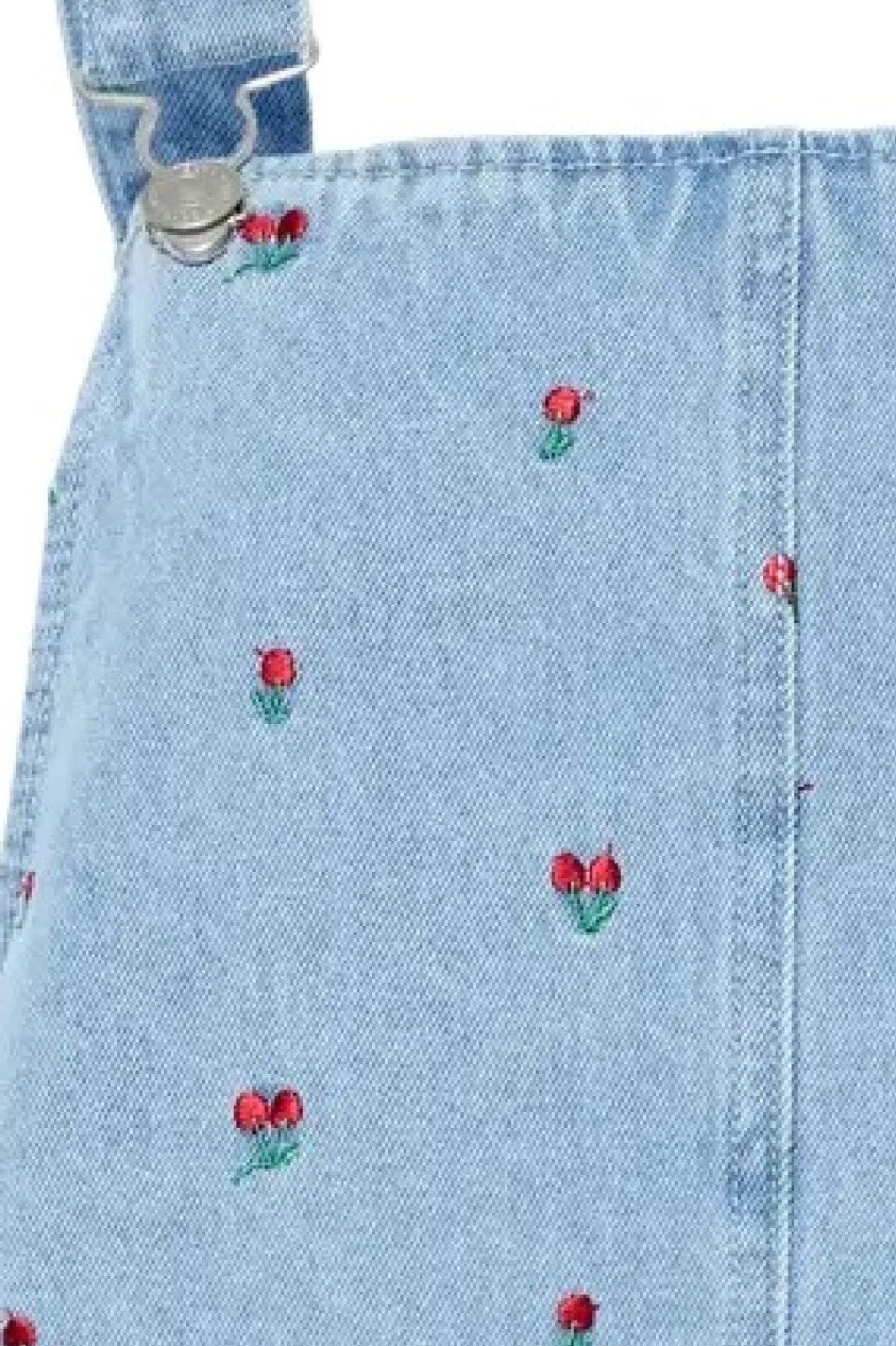 Pieces Pcfreia Sl Denim Spencer Dress Fsy 4925829 Light Blue Denim Tulips