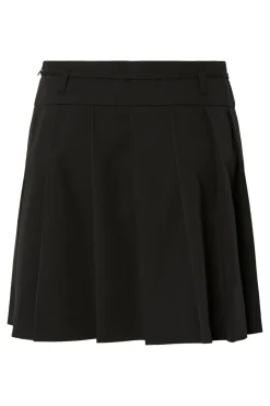 Sale Pieces Pcfrida Short Pleated Skirt Fsy 4860900 Black