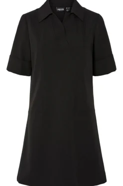 Pieces Pcfrida Ss V-Neck Dress Fsy 4860536 Black