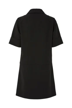 Pieces Pcfrida Ss V-Neck Dress Fsy 4860536 Black