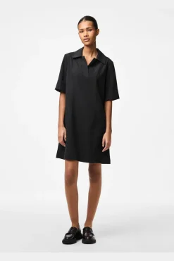 Pieces Pcfrida Ss V-Neck Dress Fsy 4860536 Black