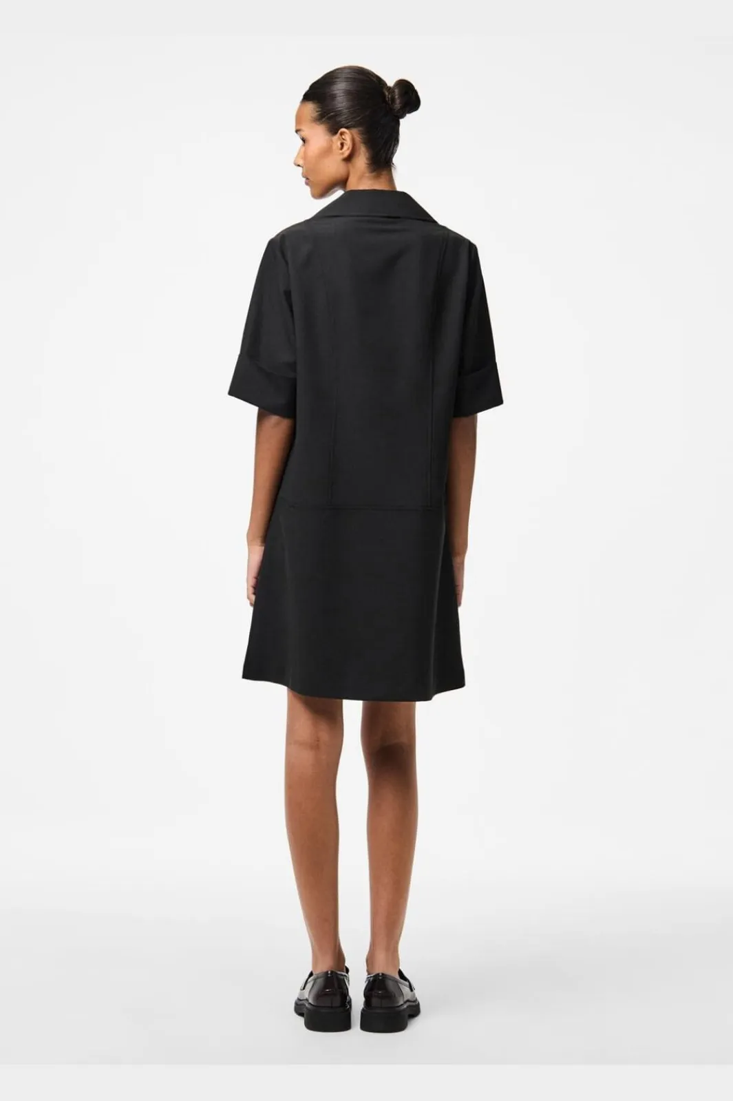 Pieces Pcfrida Ss V-Neck Dress Fsy 4860536 Black
