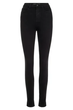 New Pieces PcHighFive Flex Skinny Jeans Black