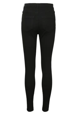 New Pieces PcHighFive Flex Skinny Jeans Black