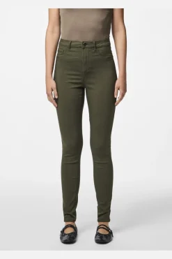 Best Pieces Pchighskin Wear Jeggings 4530982 Forest Night