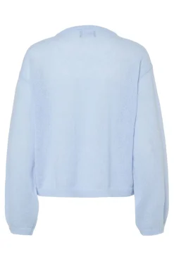 Online Pieces Pcida Ls O-Neck Knit Pwp Mm 4742185 Cashmere Blue