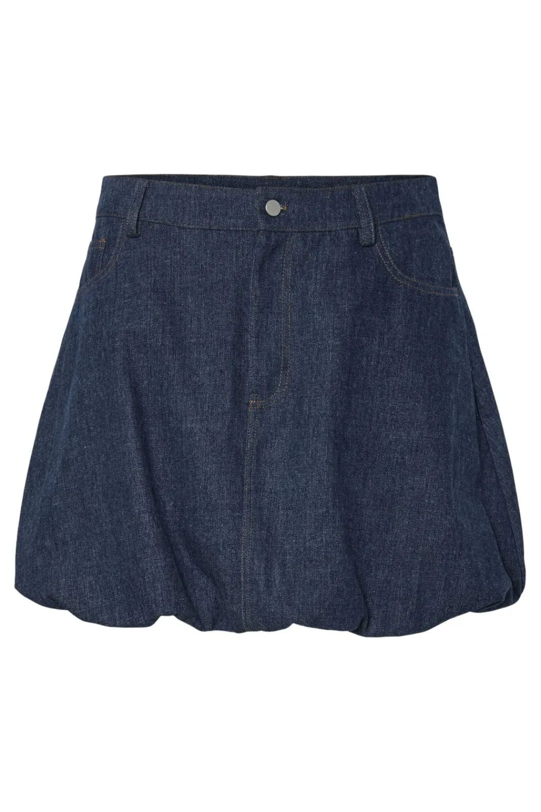 Online Pieces Pcjabia Short Balloon Denim Skirt 17160754 4850373