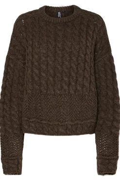 Discount Pieces Pcjacinthe Ls O-Neck Knit Mpa 4819986 Morel