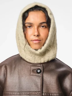 Clearance Pieces Pcjambi Structured Balaclava 4918208 Humus Melange