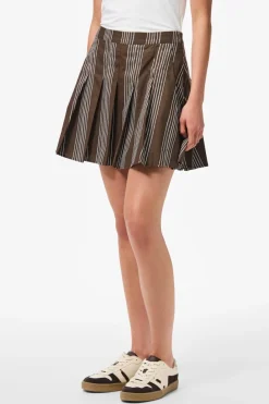 Best Pieces Pcjamie Pleated Skirt Pp 4937560 Delicioso White