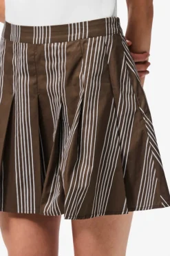 Best Pieces Pcjamie Pleated Skirt Pp 4937560 Delicioso White