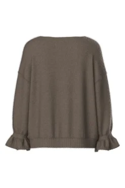 Pieces Pcjimma Ls O-Neck Tie Knit Cardigan 4870473 Morel