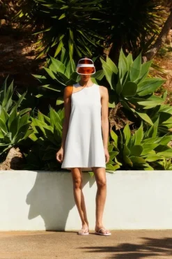 Discount Pieces Pcjosella Sl O-Neck Short Dress 4866904 Bright White