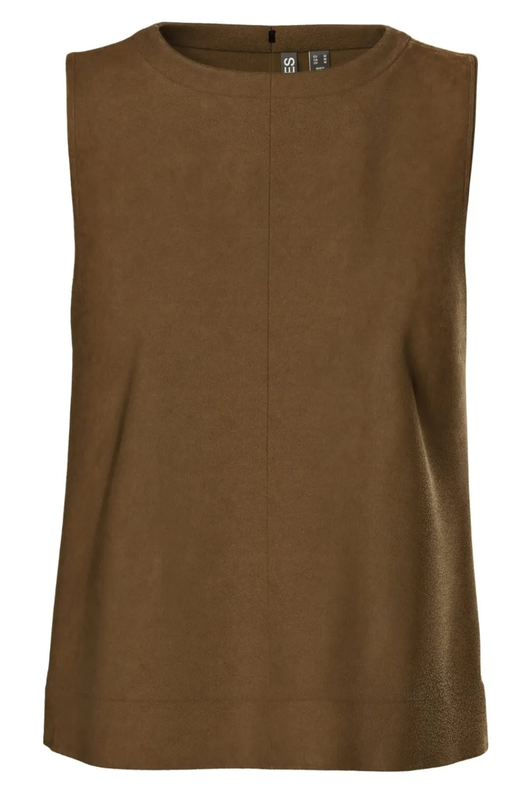 Best Pieces Pcjuno Sl O-Neck Top Fsy 4889516 Amber Brown