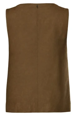 Best Pieces Pcjuno Sl O-Neck Top Fsy 4889516 Amber Brown