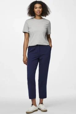 Sale Pieces Pckamil Ankle Pant 4673922 Maritime Blue