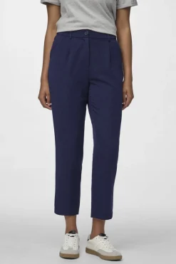 Sale Pieces Pckamil Ankle Pant 4673922 Maritime Blue