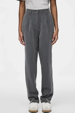 Clearance Pieces Pckamil Ankle Pant 4735773 Dark Grey Melange