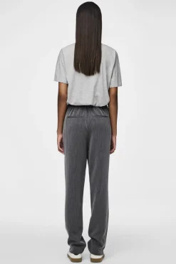 Clearance Pieces Pckamil Ankle Pant 4735773 Dark Grey Melange