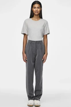 Clearance Pieces Pckamil Ankle Pant 4735773 Dark Grey Melange
