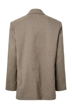 Sale Pieces Pckamil Check Sequin Blazer 5062888 Hot Fudge Checks