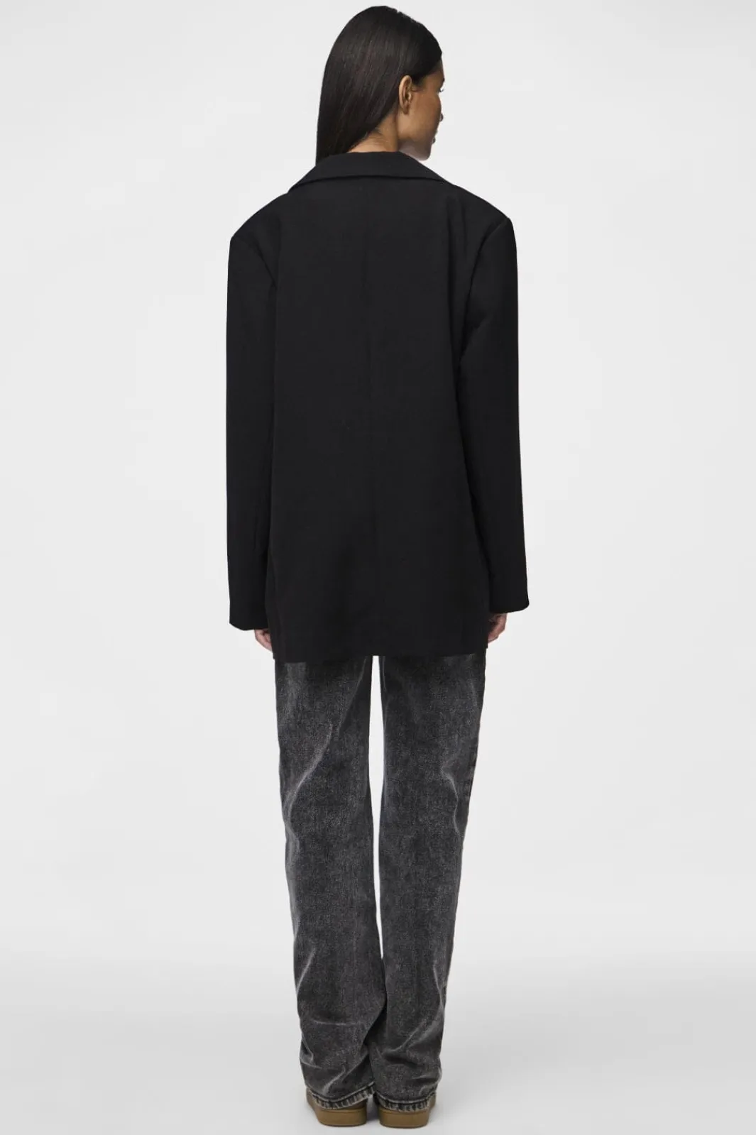 Online Pieces Pckamil Ls Loose Blazer 4738019 Black