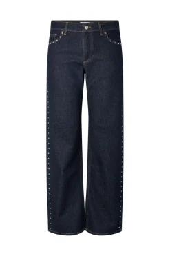 Clearance Pieces Pckarla Wide Jeans Fsy Pp 5036265 Dark Blue Denim Rinse