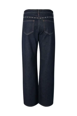 Clearance Pieces Pckarla Wide Jeans Fsy Pp 5036265 Dark Blue Denim Rinse