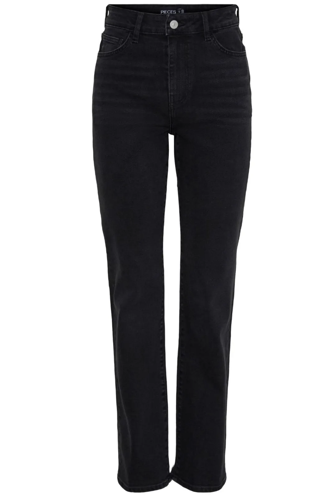 New Pieces Pckelly Straight Jeans Bl102 4421715 Black