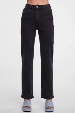 New Pieces Pckelly Straight Jeans Bl102 4421715 Black