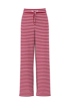 Outlet Pieces Pclaya Wide Pants 5042474 Goji Berry Pink Tulle