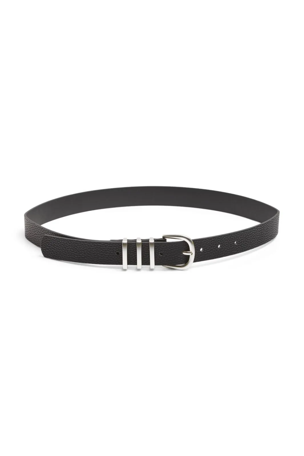 New Pieces Pclea Jeans Belt 2709797 Black Black W/Silver