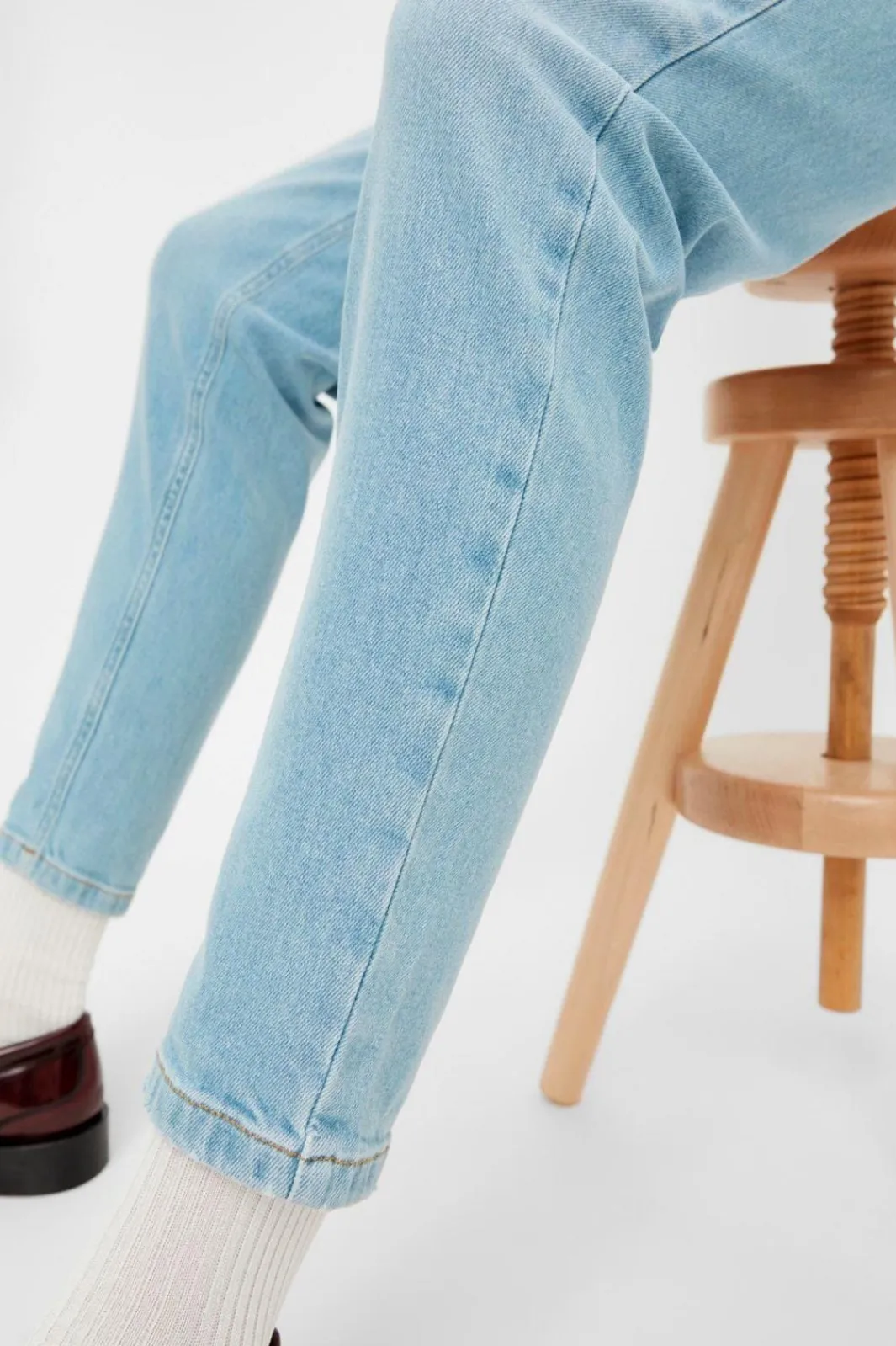 Clearance Pieces PcLeah Mom HW Ankel Light Blue Denim