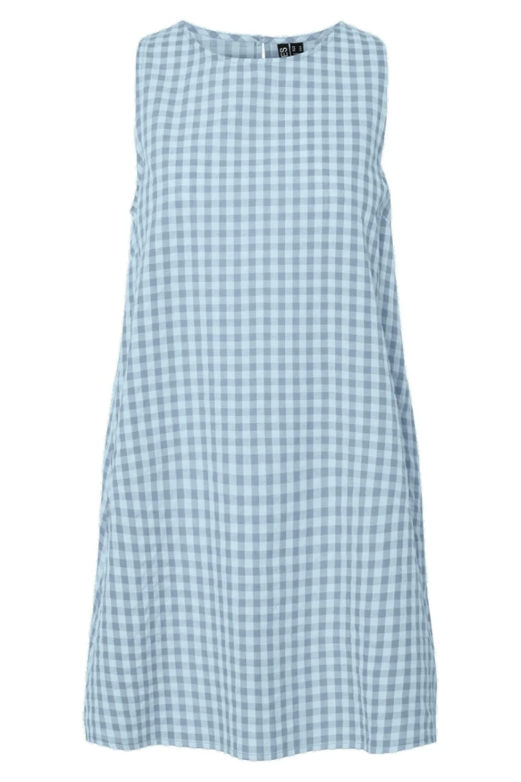 Pieces Pcliliane Sl O-Neck Short Dress 4953068 Cashmere Blue Light Blue