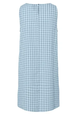Pieces Pcliliane Sl O-Neck Short Dress 4953068 Cashmere Blue Light Blue