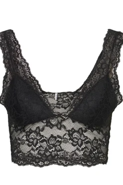 Clearance Pieces PcLina Lace Bra Black